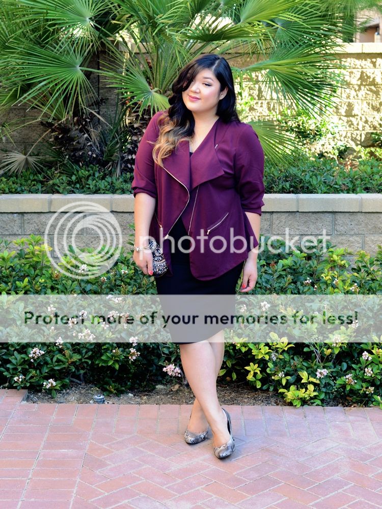 Curvy Girl Chic Plus Size Fashion Blog Charlotte Russe Workwear to Date Night Look