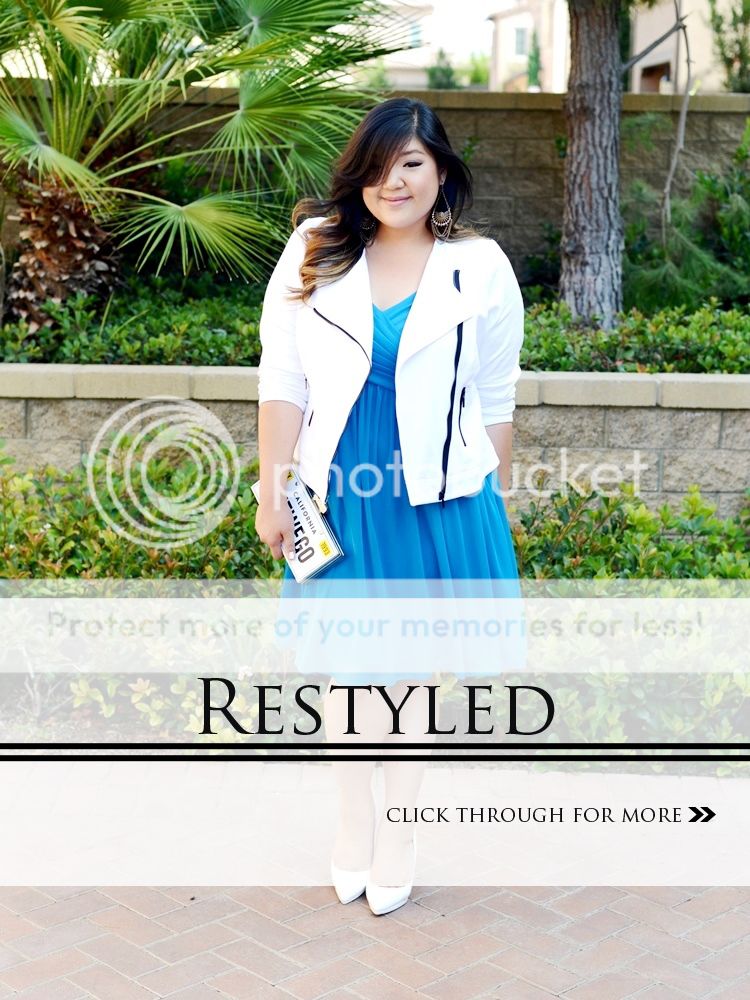 Curvy Girl Chic Plus Size Fashion Blog Davids Bridal Bridesmaid Dress Restyled.jpg