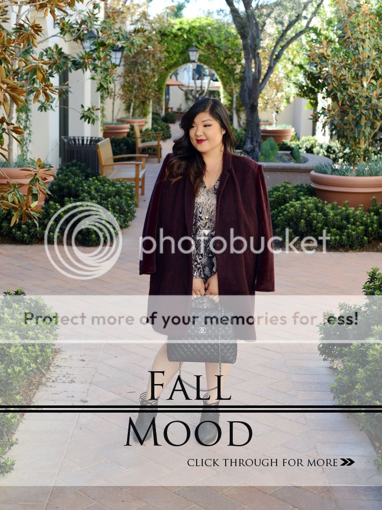 Curvy Girl Chic Plus Size Fashion Blog Elvi Clothing Dress and Coat Outfit