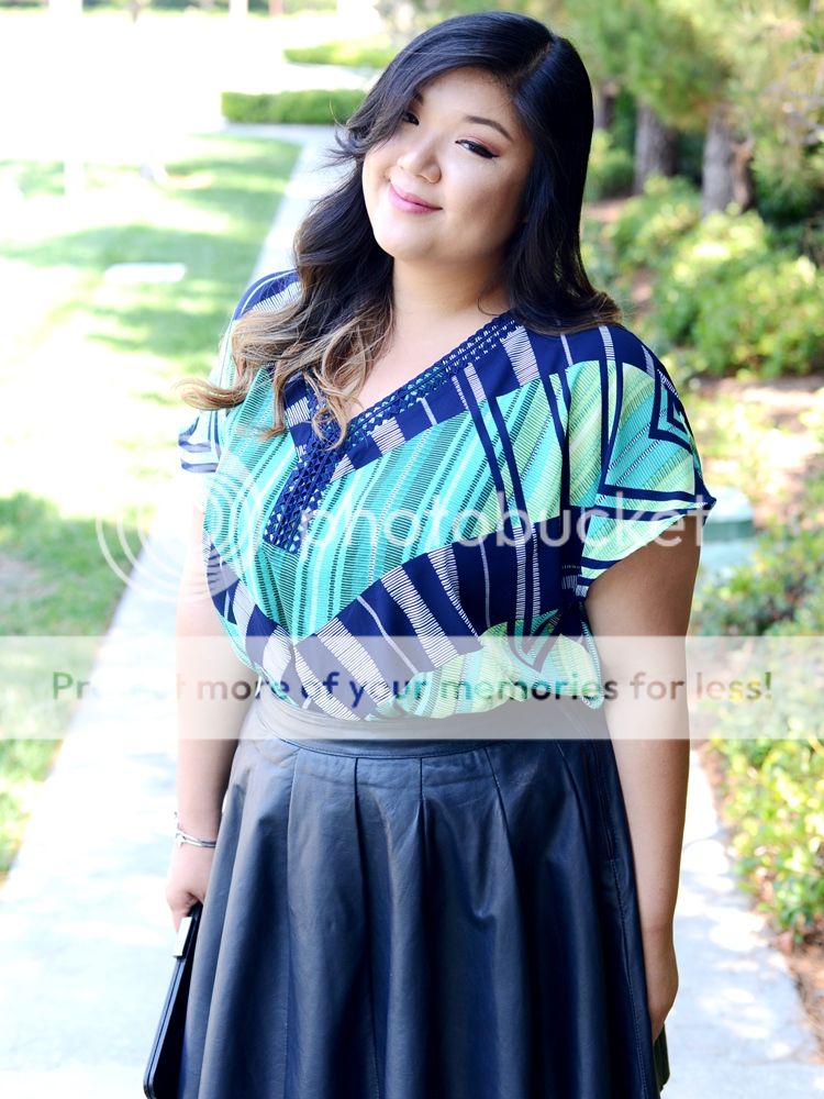 Curvy Girl Chic Target Ava & Viv Tribal Print Outfits