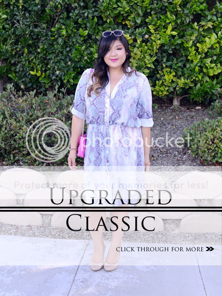Curvy Girl Chic Plus Size Fashion Blog MYNT1792 Shirt Dress