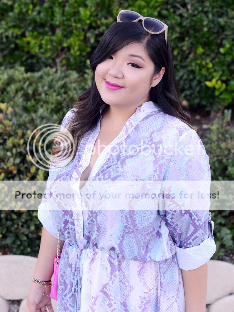 Curvy Girl Chic Plus Size Fashion Blog MYNT1792 Shirt Dress