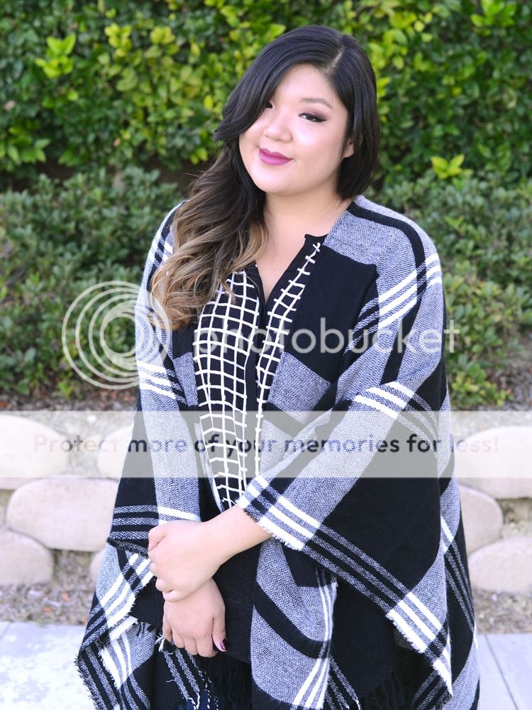 Curvy Girl Chic Plus Size Fashion blog Fall Plaid Outfit Ideas with Target