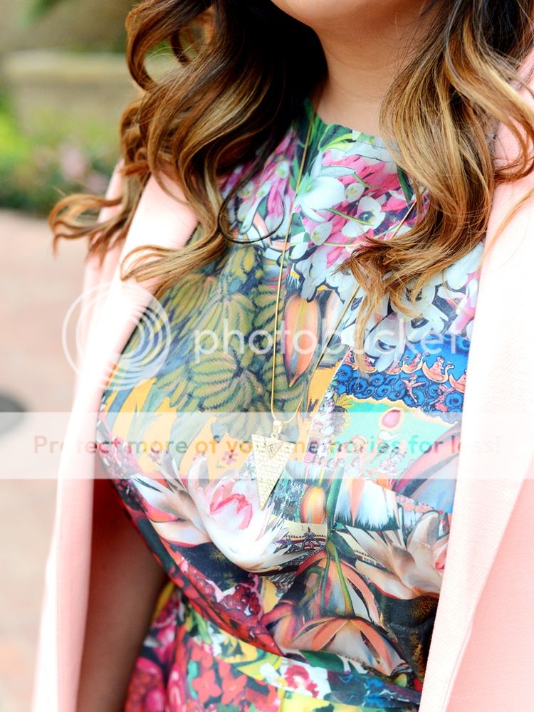 Curvy Girl Chic Plus Size Fashion Blog Spring Outfit Idea Simply Be Duster Coat and Issa London Dress