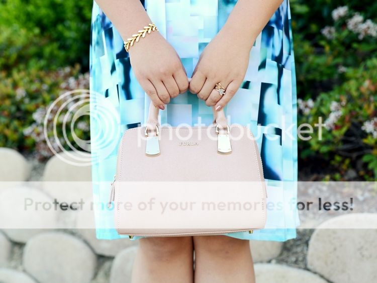 Curvy Girl Chic Plus Size Fashion Blog Neiman Marcus Last Call Furla Pink Satchel Bag