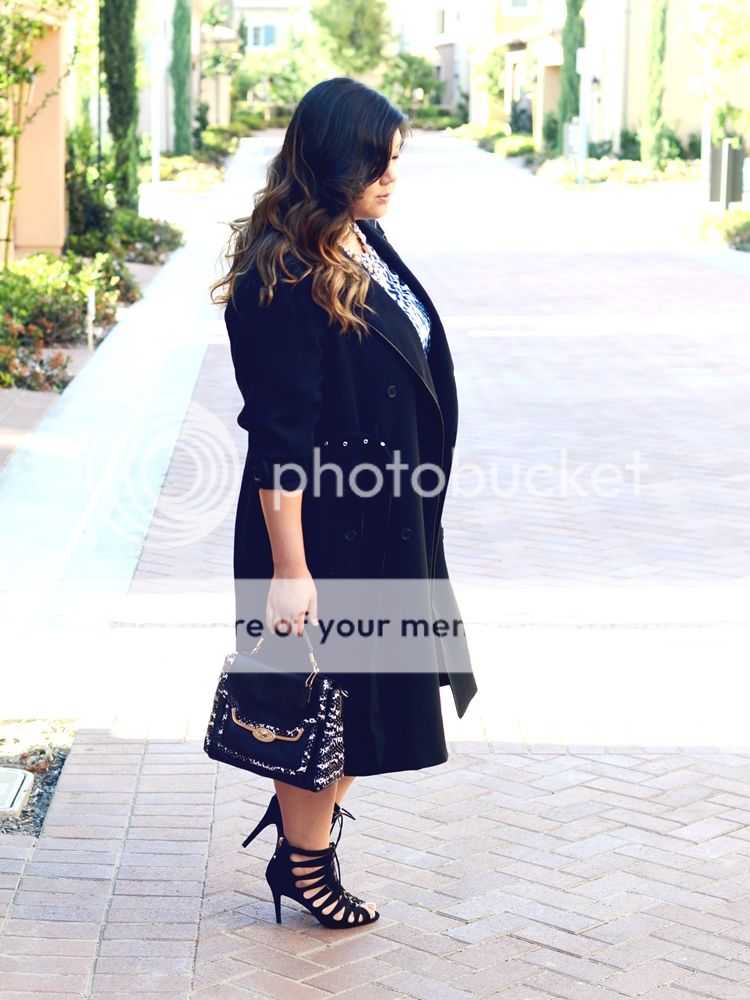 Curvy Girl Chic Plus Size Fashion Blog MYNT1792 trench coat Spring 2015 Collection