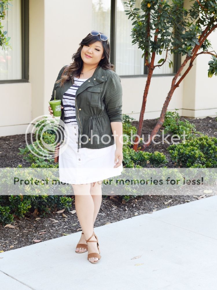 Curvy Girl Chic Plus Size Fashion Blog Allison Teng Old Navy Never Basic Tees Outfit