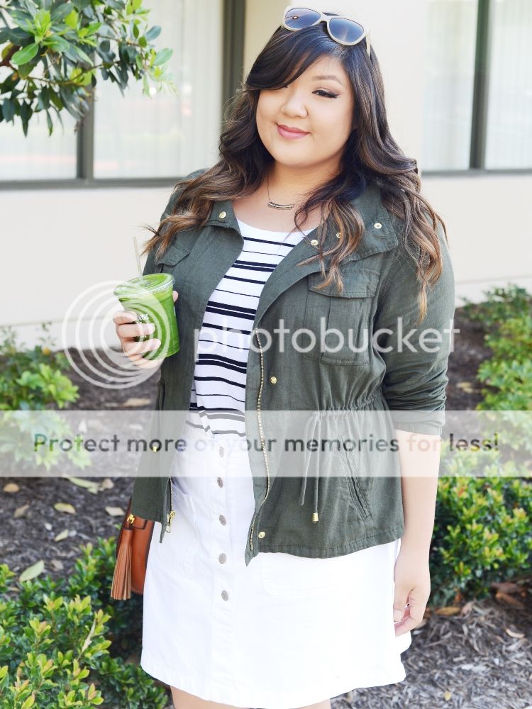 Curvy Girl Chic Plus Size Fashion Blog Allison Teng Old Navy Never Basic Tees Outfit