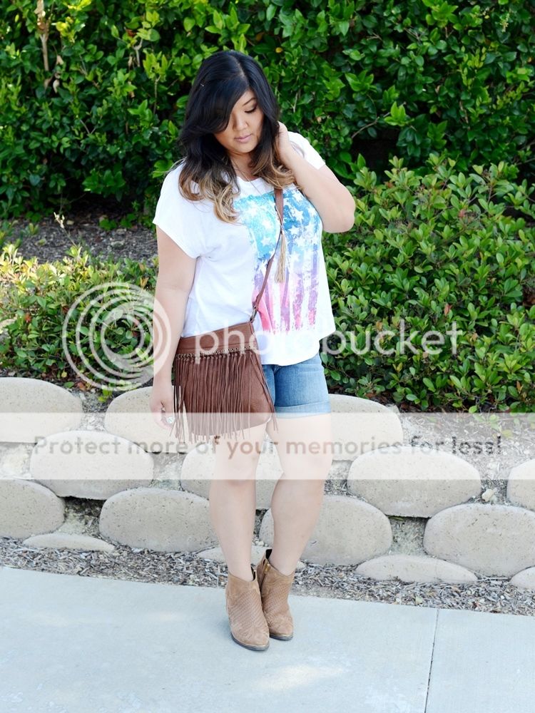 Curvy Girl Chic Plus Size Fashion Blog Americana Fourth of July Outfit