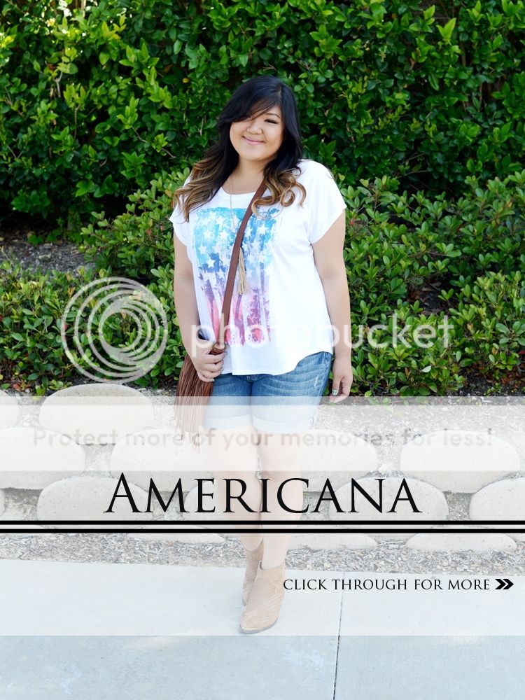 Curvy Girl Chic Plus Size Fashion Blog Americana Fourth of July Outfit