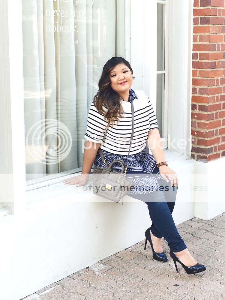 Curvy Girl Chic Plus Size Fashion Blog Plus Size Crop Top Outfit Idea