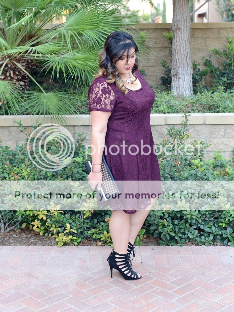 Curvy Girl Chic Plus Size Fashion Blog Charlotte Russe Plus Holiday Outfit