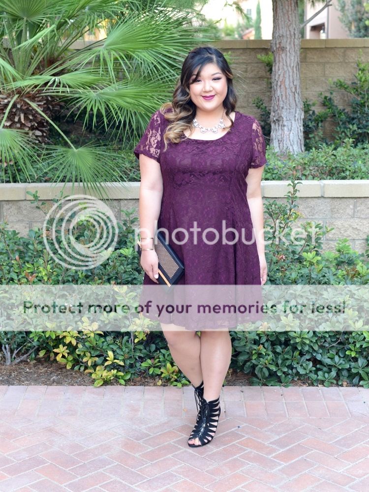 Curvy Girl Chic Plus Size Fashion Blog Charlotte Russe Plus Holiday Outfit