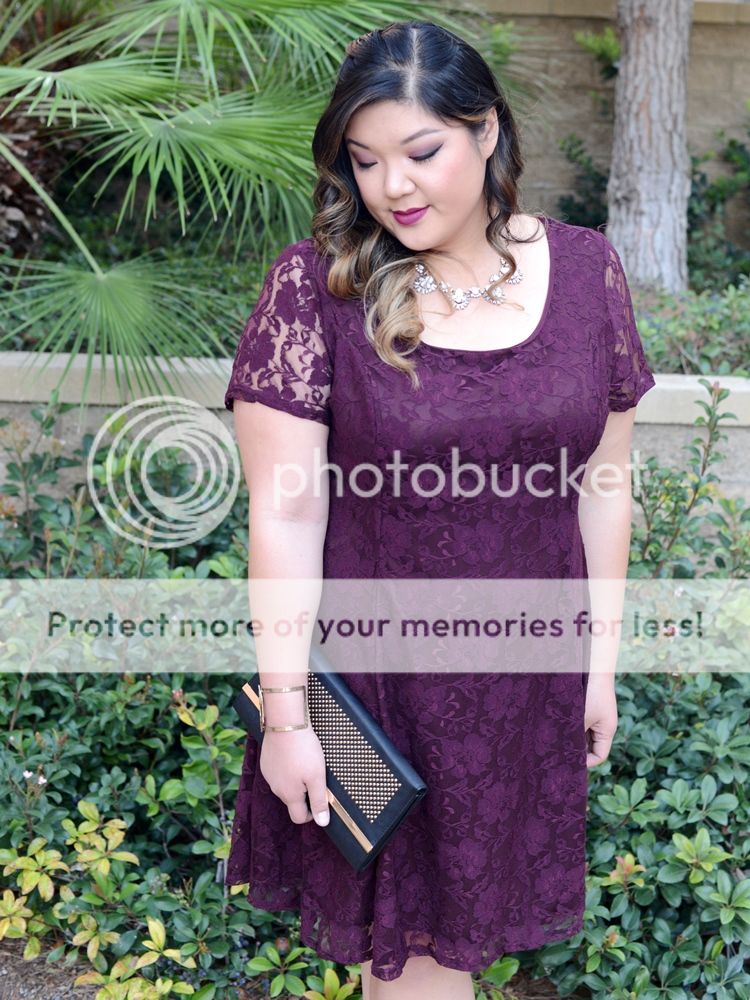 Curvy Girl Chic Plus Size Fashion Blog Charlotte Russe Plus Holiday Outfit