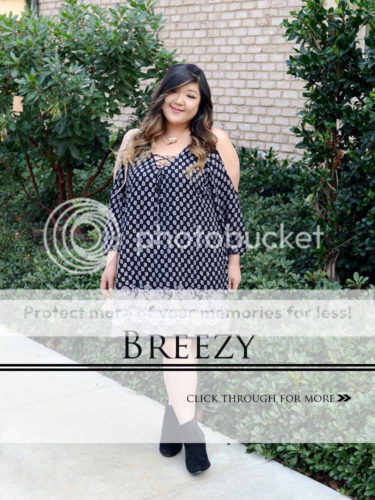 Curvy Girl Chic Plus Size Fashion Blog Charlotte Russe Cold Shoulder Dress and Eloquii Ankle Boots