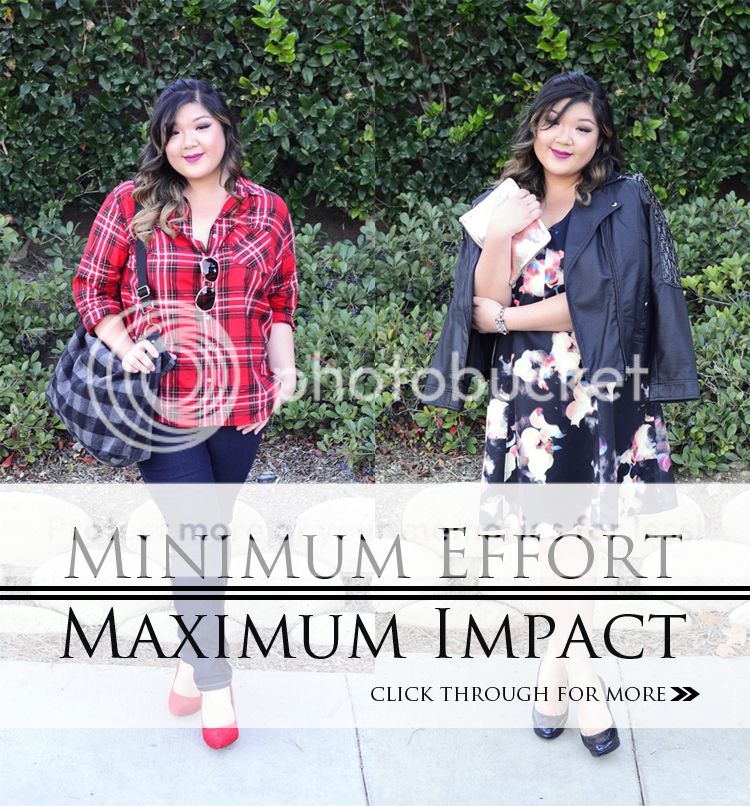 Curvy Girl Chic Plus Size Fashion Blog Target Ava and Viv Maximum Impact Minimum Effort Holiday Looks