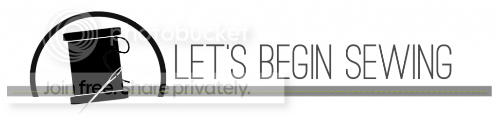 Let's begin sewing...