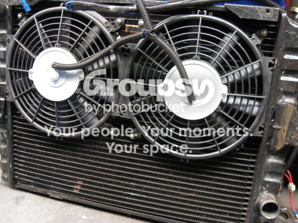 Space Rover Radiator Mounting Electric fans/ non OEM radiator? | Classic Rover Forum