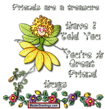 Friendship Glitter Scrap